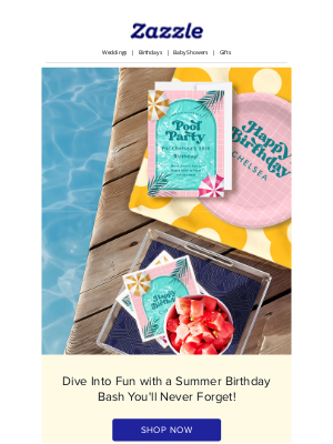 Zazzle - Summer Birthday? We've Got You Covered 🎉