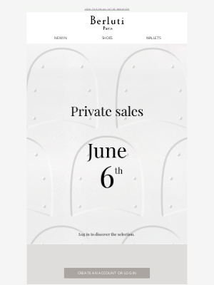 Berluti - Our private sale is here