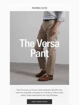 Proper Cloth - Impressively Effortless