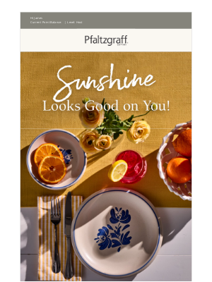 Pfaltzgraff - Soak Up 25% Off Sitewide!