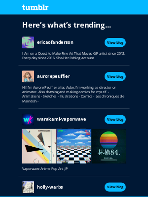 Tumblr - Treat yourself. Try 5 of these.