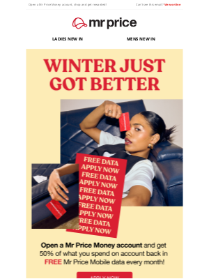 Mr Price (South Africa) - How to win in winter