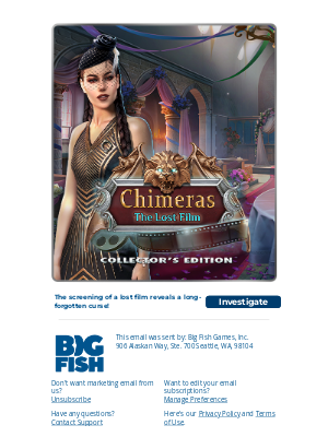 Big Fish Games - 🎞️ NEW Chimeras!