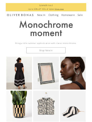 Oliver Bonas - It’s a monochrome moment