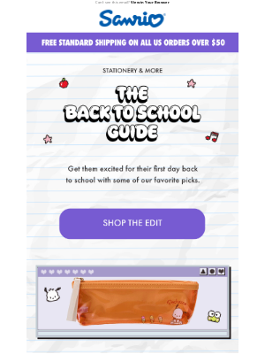 Sanrio - The Back to School Guide 🎒✏️