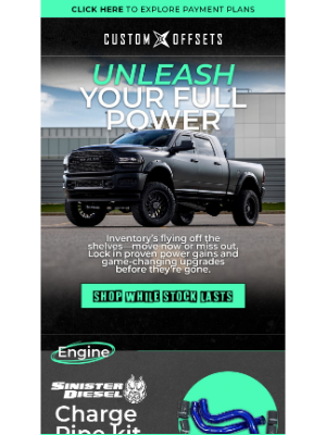 Custom Offsets - There's a GIANT inside your truck