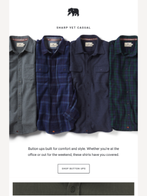 Sharp yet Casual Button Ups