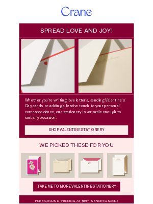 Crane & Co. - ❤ Free Shipping for You, Beautiful Stationery for Them! ❤