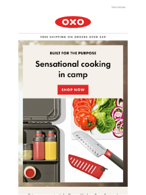 OXO - Cook well with no kitchen