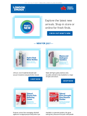 London Drugs (Canada) - What's New at London Drugs for July