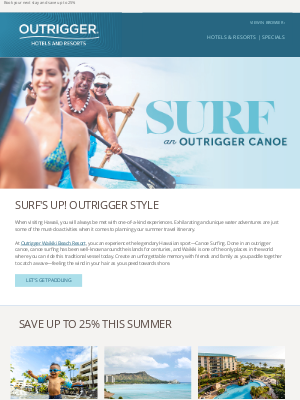 Outrigger Hotels - Ride the iconic waves of Waikiki