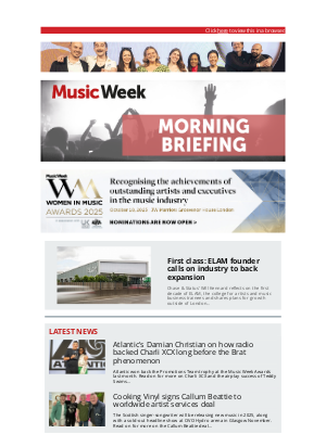 Music Week - First class: ELAM founder calls on industry to back expansion