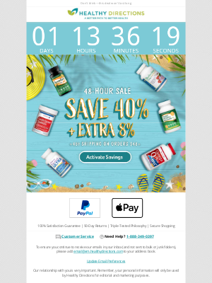 Julian Whitaker, MD - Only 48 Hours to save 40% + EXTRA 8%