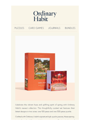 Ordinary Habit - Our brightest puzzle bundle yet ☀️