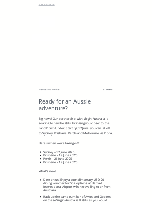 Qatar Airways - 📢Boarding call to Australia ✈️