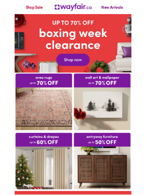 Wayfair (Canada) - ➡️ *HUGE* end-of-year *DEALS* inside ➡️