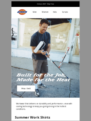 Dickies - Built For The Job, Made For The Heat