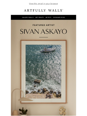 Artfully Walls - Featured Artist Sivan Askayo
