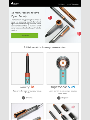 Dyson - Get the looks you love this Valentine’s Day