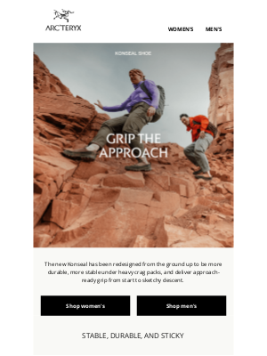Arc’teryx - Reach your next climb in the new Konseal