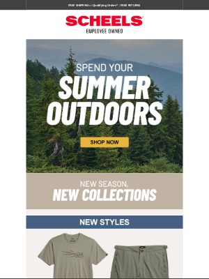 SCHEELS - NEW for the Summer: UNRL, SITKA…