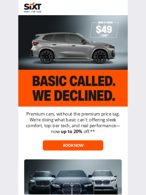 Sixt rent a car - Drive a BMW X1 from just $49 per day! Only at SIXT Premium weeks