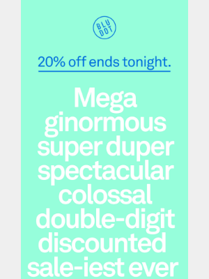 Blu Dot - Seriously, our Spring Sale ends tonight.