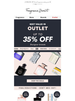 Fragrance Direct(United Kingdom) - Last Chance Deals in Outlet 🛍️