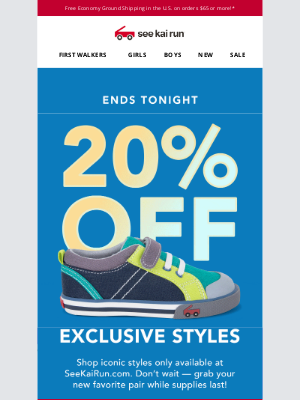 See Kai Run - Can't Find These in Stores! 20% Off Online Exclusives