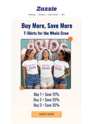 Zazzle - Save Up to 35% on T-Shirts 🙌