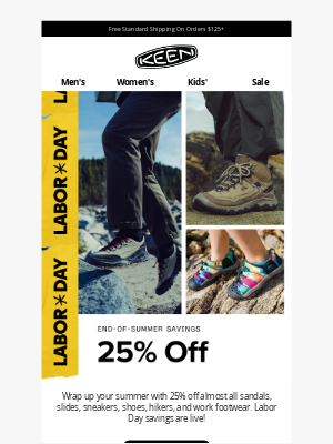 KEEN - 🥾👟🩴 25% Off Starts Now