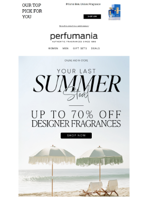 perfumania - Designer Scents Up to 70% Off