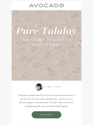Avocado Green Mattress - The secret to a better night’s sleep? Pure Talalay