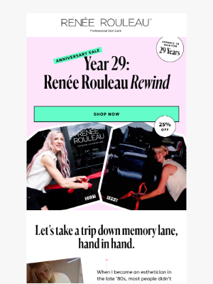 Renee Rouleau Skin Care - From day one to today: Renée’s story 💖