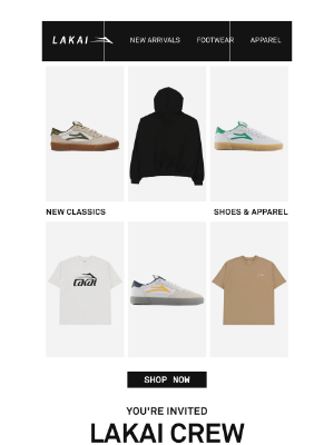 Lakai Footwear - New Season Calls For New Classics
