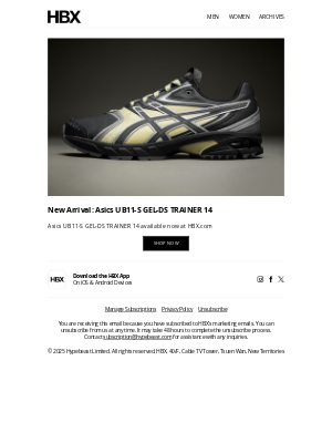 HYPEBEAST - New Arrival: Asics UB11-S GEL-DS TRAINER 14