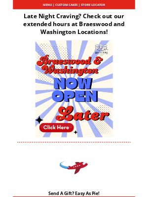 Three Brothers Bakery - NEW HOURS FOR BRAESWOOD & WASHINGTON!