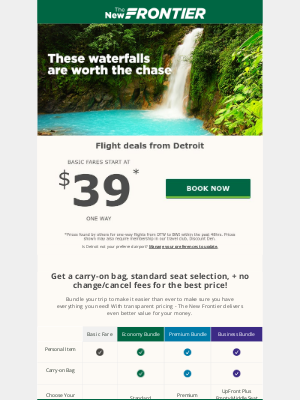 Frontier Airlines - Hey Detroit, soak up these exclusive savings and book your next getaway!