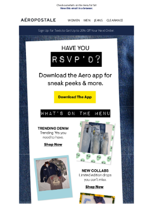 Forever 21 - RSVP To The Aero Party