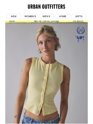 Urban Outfitters - everything’s better in butter (yellow) 🧈💛