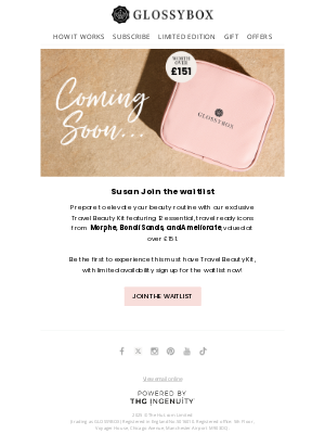 GlossyBox (United Kingdom) - Psst! There's still time...