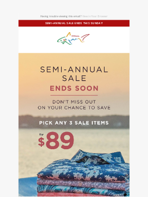 Greg Norman Collection - Semi-Annual Sale Ends Soon