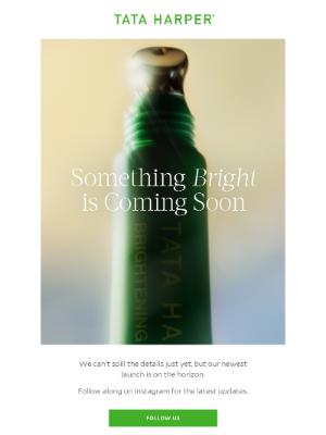 Tata Harper Skincare - Something Bright is Coming Soon🌟