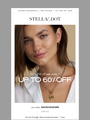 Stella & Dot - Ends Soon: Sale on Sale up to 60% Off