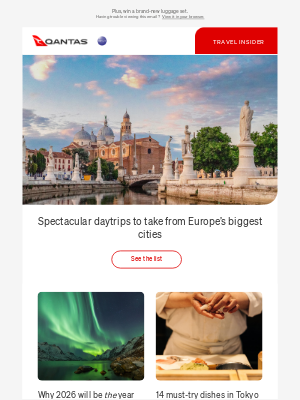 Qantas (Australia) - Travel essentials our editors always pack + The ultimate aurora spotting guide