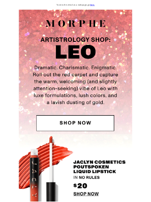 Morphe - Leo Season = Time to Treat Yourself