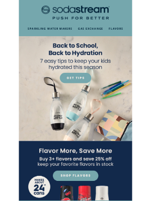 SodaStream - Make Back-to-School Moments Extra Bubbly ✏️✨
