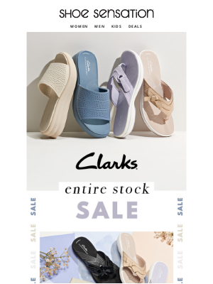 Shoe Sensation Inc - Everything Clarks Is On Sale — Don’t Miss Out!