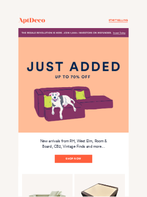AptDeco - JUST ADDED!