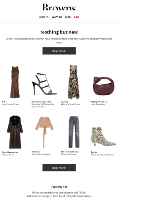 Browns Fashion - New styles to know